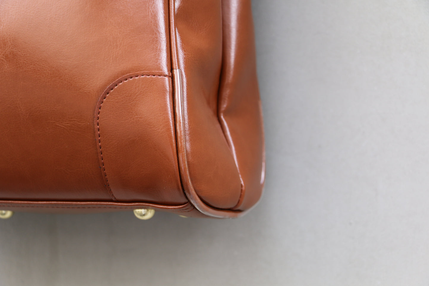 ◆【ウォルナット木手SET】ダレスバッグ 縦型Mサイズ Y3M【LIGHT】キャメル