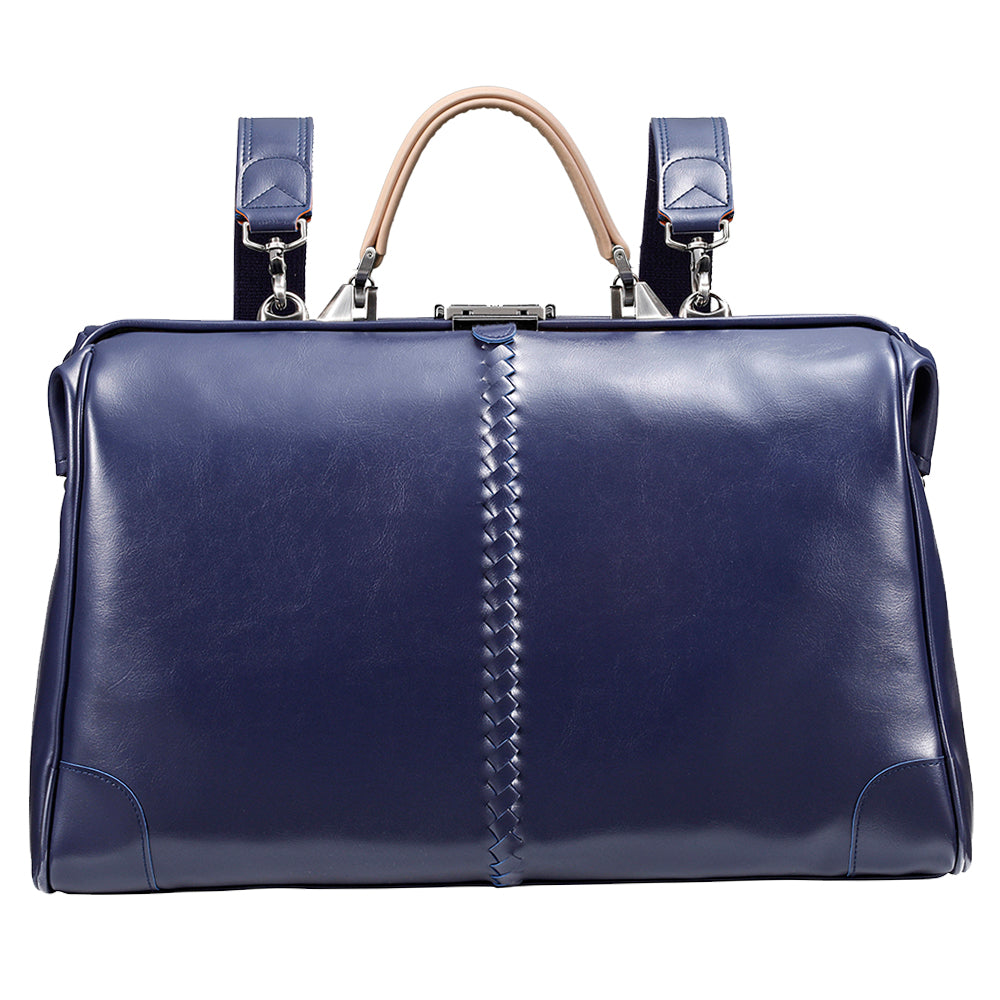 Tanned Leather Long Handle Set L Toyooka Bags, Dulles Bags