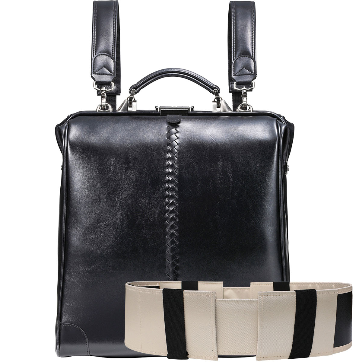 ◆ダレスバッグ XLサイズ カバンの骨SET Y3XL【LIGHT】ブラック