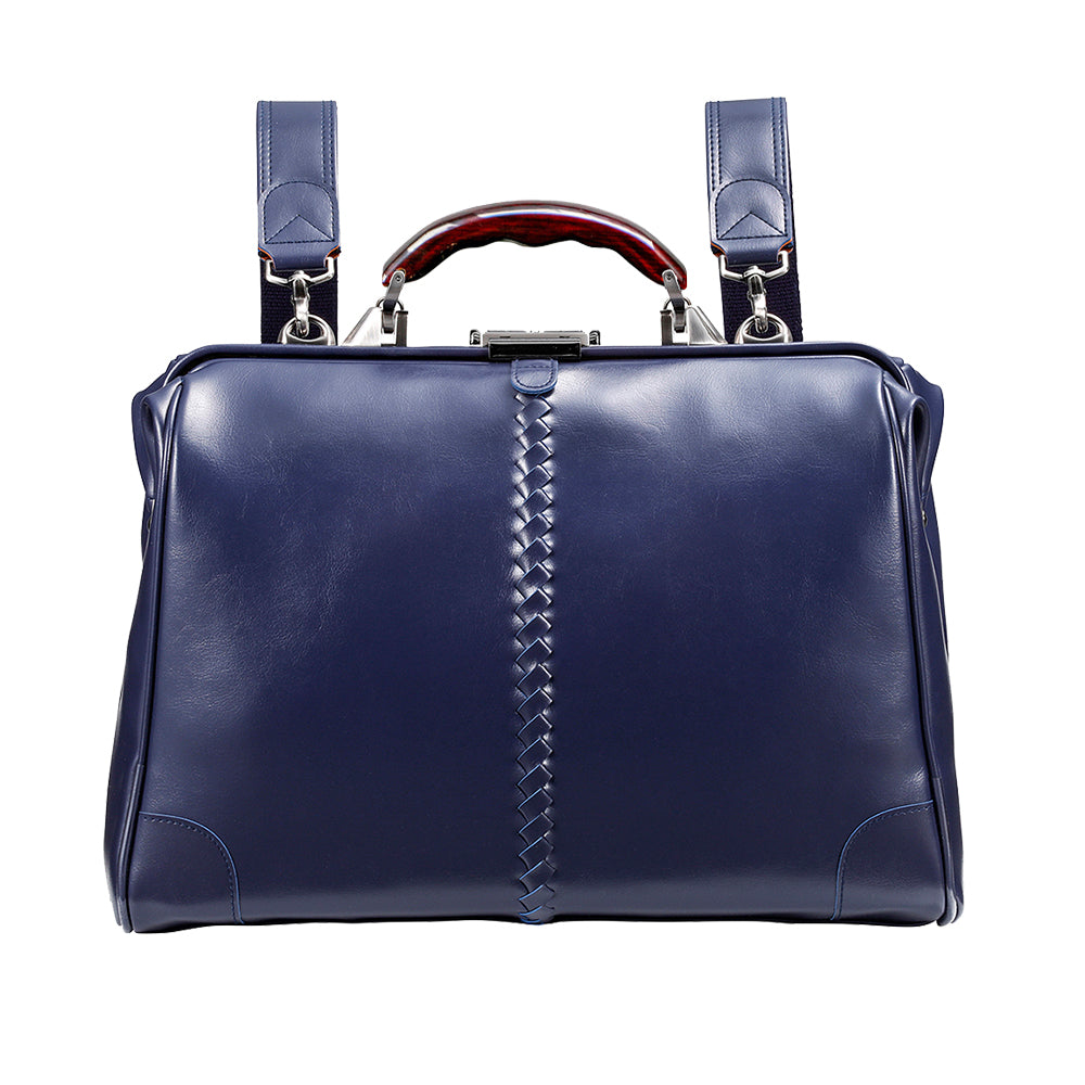 YOUTA ネイビー レザー ビジネスバッグ YOUTA ネイビー レザー ビジネスバッグ - メルカリ