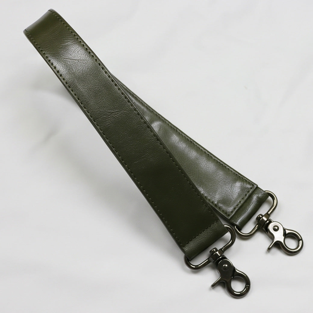 (付属品)肩掛けストラップ オリーブ 全長59cm 合皮 ビジネスバッグ用 交換・スペア【ネコポス・日時指定不可】