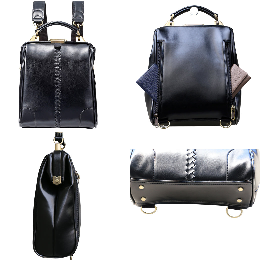 【漆塗りKJIROロング木手ハンドル】 ミニダレスバッグ XSサイズ Y60【LIGHT】