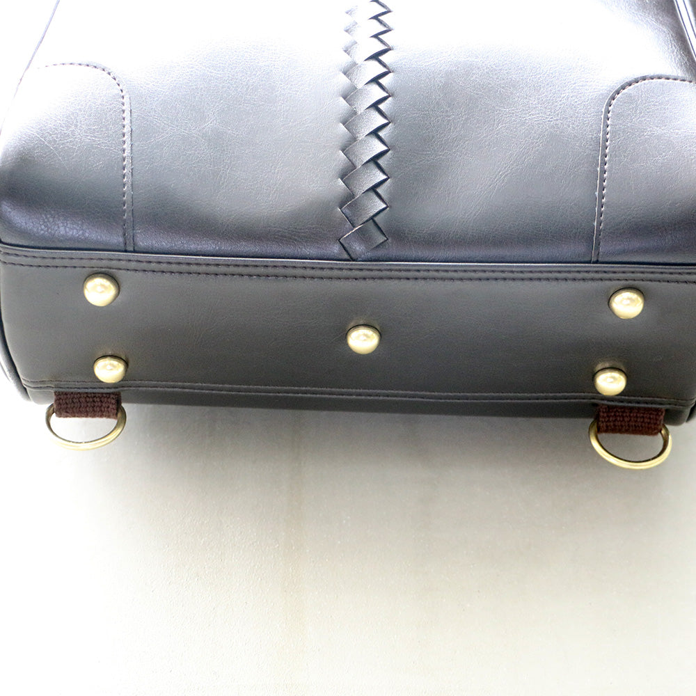 ◆【ウォルナット木手SET】ダレスバッグ 縦型Sサイズ Y9【LIGHT】チョコ