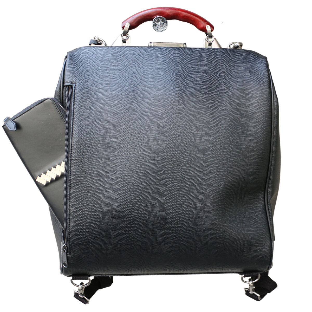 豊岡鞄認定 ダレスバッグ 本革付属 Lサイズ リザード カバンの骨セット YK3【LIZARD】