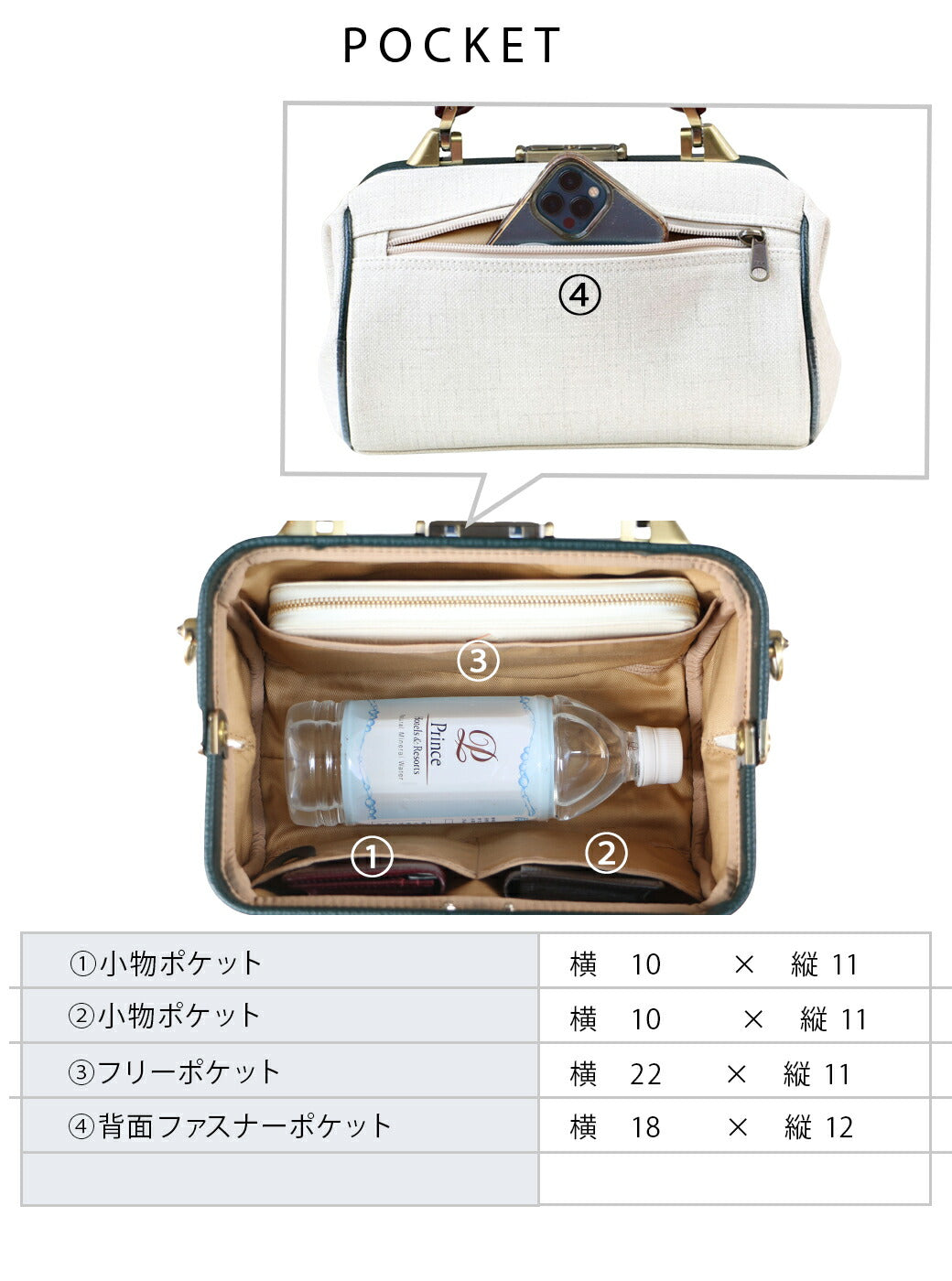 【バンブーハンドル】【15個限定カラーオクタビア】 ミニダレスショルダー YK31 【送料無料】 (コピー)