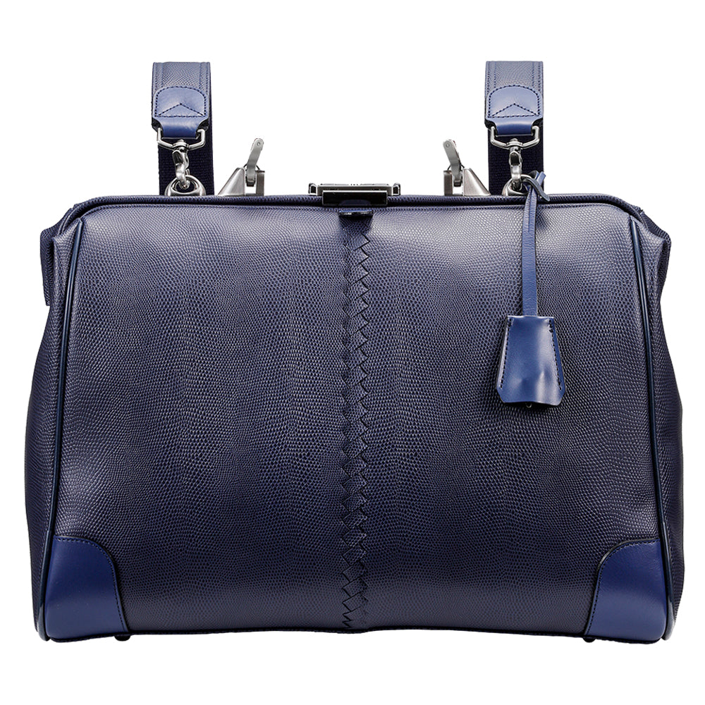 ●豊岡鞄認定 ダレスバッグ 本革付属 Mサイズ YK7【LIZARD】