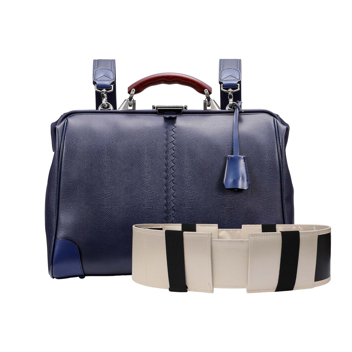 豊岡鞄認定 【カバンの骨SET】ダレスバッグ 豊岡鞄 Mサイズ YK7【LIZARD】