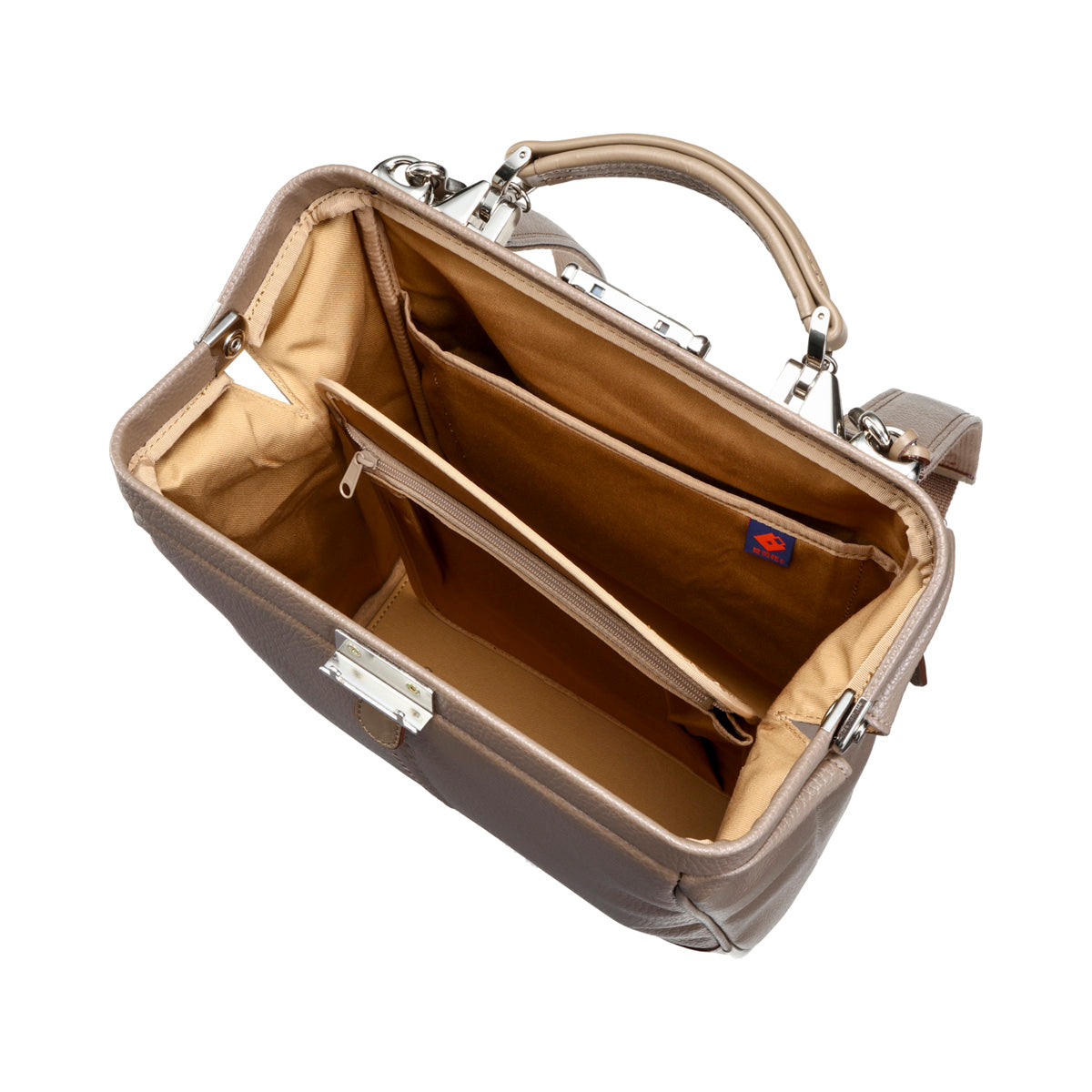 ◆豊岡鞄認定 【漆塗り木手SET】ダレスバッグ 豊岡鞄 Sサイズ YK9【ELK】トープ