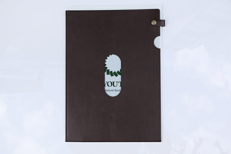 クリアファイル ファイルケース レザー