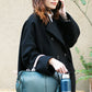 ◆【Nubuck leather long handle set】Dulles bag vertical S size Y9【LIGHT】Chocolate