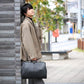 ◆豊岡鞄認定 ダレスバッグ 本革付属 Mサイズ YK7【LIZARD】ブラック