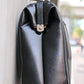 ◆【Nubuck leather long handle set】Dales bag horizontal type L size Y2【LIGHT】Black