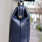 ◆Mini Dulles Bag XS Size Lacquered Wooden Handle SET Y60 [LIGHT] Navy