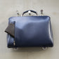 ◆【Lacquer-painted KIJIRO Long SET】Dulles bag, horizontal, M size, Y7【LIGHT】Navy