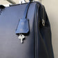 ◆Toyooka Bags Certified [Ryukyu Matsuki Hand SET] Dulles Bag Toyooka Bags M Size YK3M [LIZARD] Navy