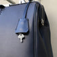◆Toyooka Bags Certified [Bag Bones SET] Dulles Bag Toyooka Bags Genuine Leather Included L Size YK3 [LIZARD] Navy