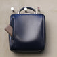 ◆Dulles Bag S size lacquered wooden handle SET Y9 [LIGHT] Navy
