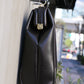 ◆【Nubuck leather long handle set】Dulles bag vertical S size Y9【LIGHT】Chocolate