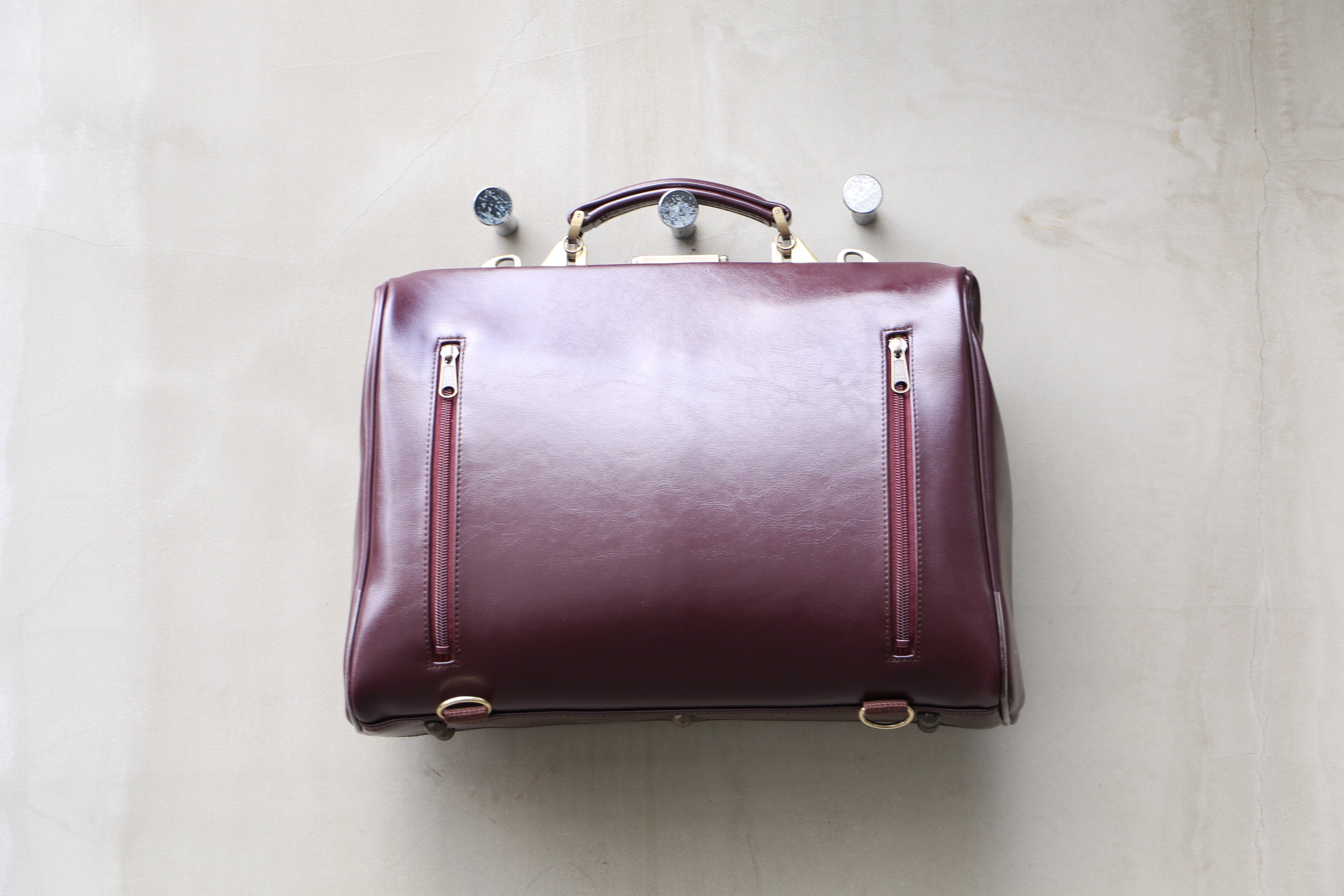 カスタム品　YOUTA　ダレスバック　バーガンディー レザー リュック カスタム品 YOUTA ダレスバック バーガンディー レザー リュック