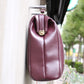 ◆Dulles Bag M size lacquered wooden handle SET Y7 [LIGHT] Burgundy