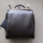 ◆Dulles bag, horizontal, M size, Y3M [LIGHT] [tanned leather long handle set] Chocolate