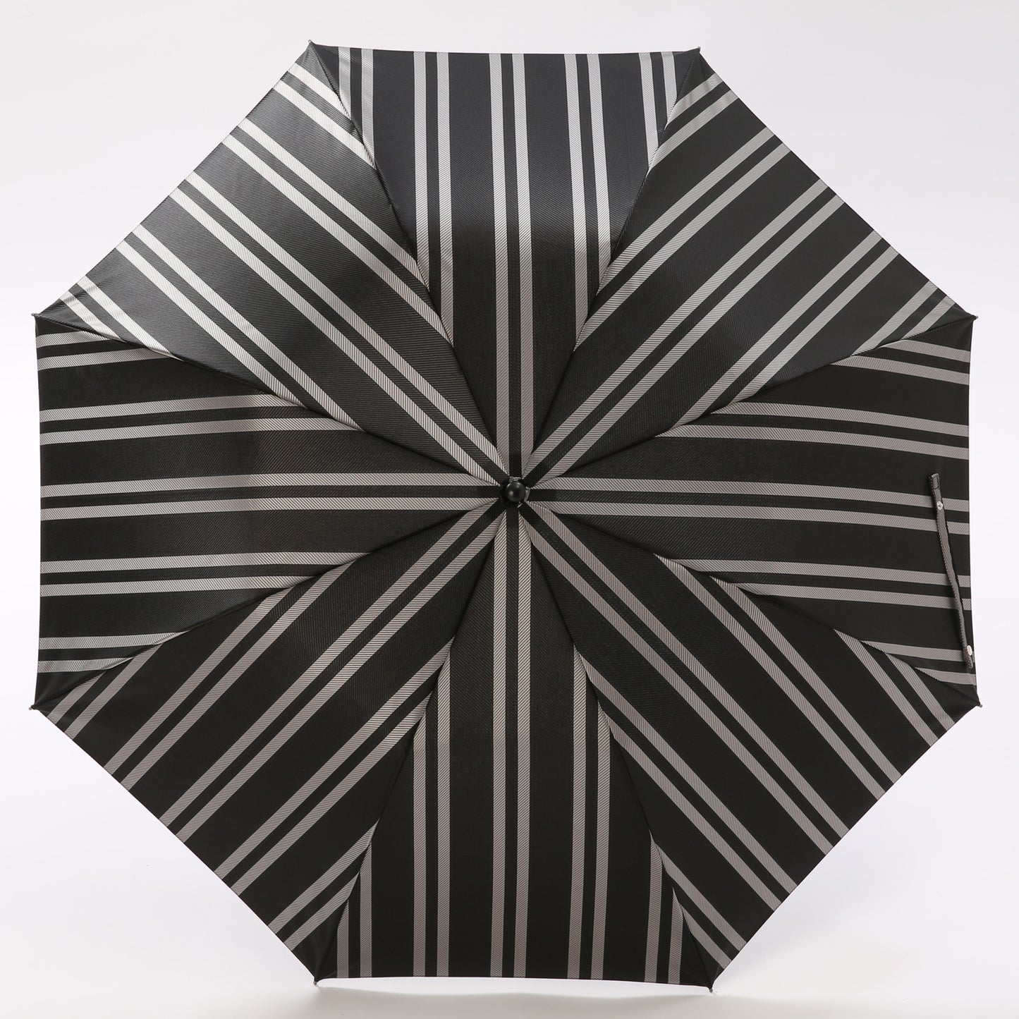 【当店限定品】Ramuda 漆塗り 折り畳み傘 レジメンタル 漆小曲 耐風骨 折りたたみ傘 軽量 55cm ラムダ 甲州織  NM216305-SAX