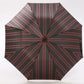 【当店限定品】Ramuda 漆塗り 折り畳み傘 レジメンタル 漆小曲 耐風骨 折りたたみ傘 軽量 55cm ラムダ 甲州織  NM216305-SAX