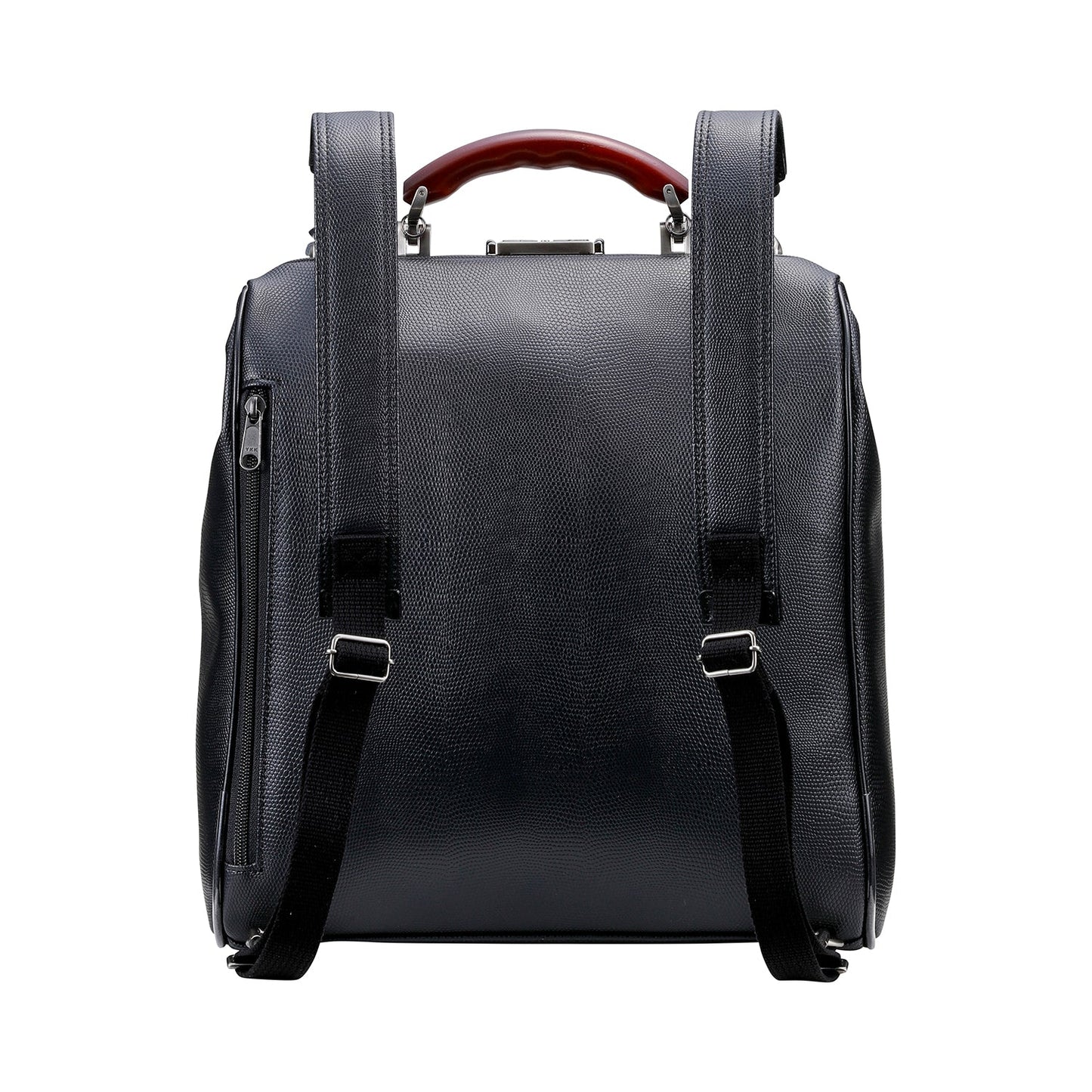 ◆Toyooka Bags Certified [Lizard Bag Bones Set] Dulles Bag Toyooka Bags M Size YK3M [LIZARD] Black