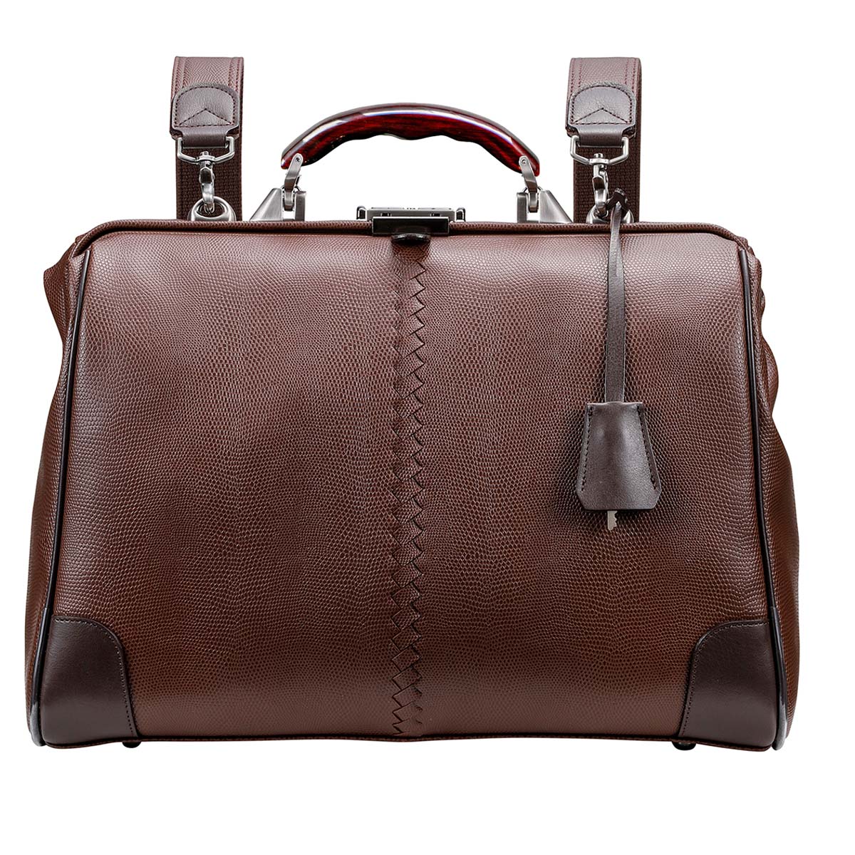 豊岡鞄認定 ダレスバッグ 豊岡鞄 本革付属 Lサイズ YK2【LIZARD】