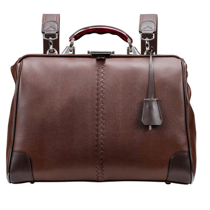 豊岡鞄認定【漆塗り木手KIJIRO セット】ダレスバッグ 豊岡鞄 本革付属 Lサイズ YK2【LIZARD】