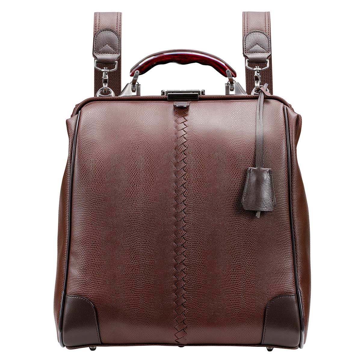 豊岡鞄認定 ダレスバッグ 本革付属 Mサイズ YK3M【LIZARD】