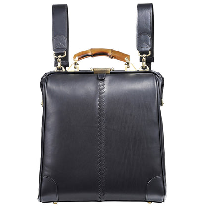 【バンブーハンドルSET】ダレスバッグ 本革 Mサイズ カリン木手SET Y3MP【HORSE】 (コピー)