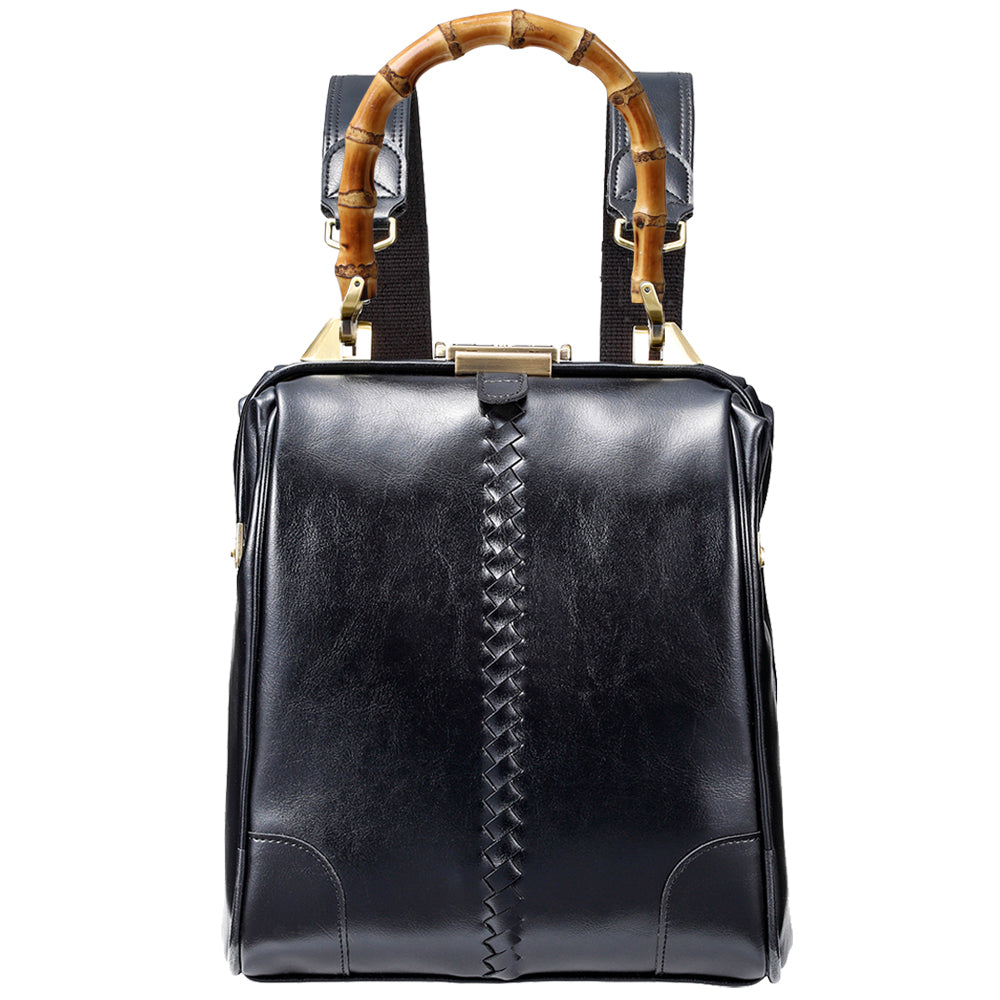 【ロングバンブーハンドルSET】 ミニダレスバッグ縦型 XSサイズ Y60