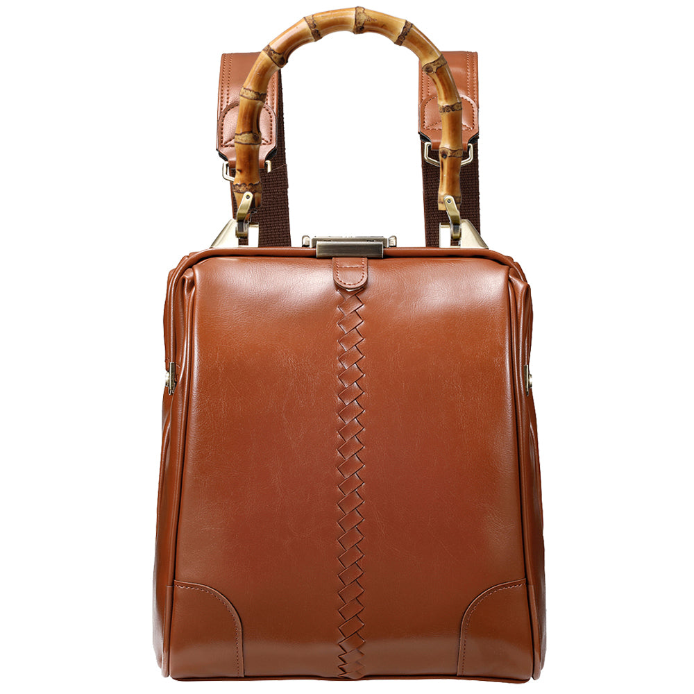 【ロングバンブーハンドルSET】 ミニダレスバッグ縦型 XSサイズ Y60