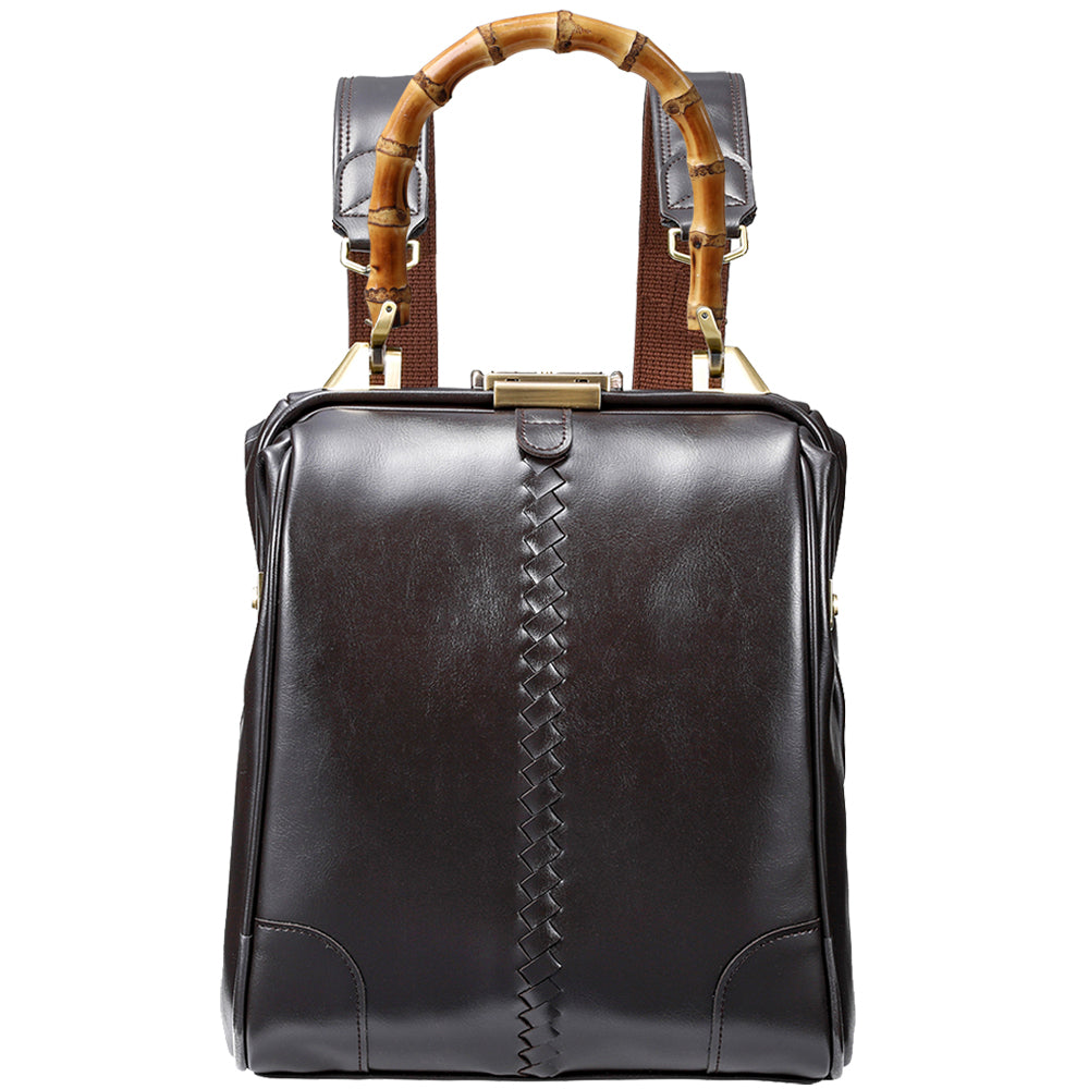 【ロングバンブーハンドルSET】 ミニダレスバッグ縦型 XSサイズ Y60