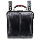 ◆Dulles Bag S size lacquered wooden handle SET Y9 [LIGHT] Black