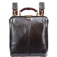 ◆Dulles Bag S size lacquered wooden handle SET Y9 [LIGHT] Chocolate