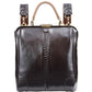 ◆【Nubuck leather long handle set】Dulles bag vertical S size Y9【LIGHT】Chocolate