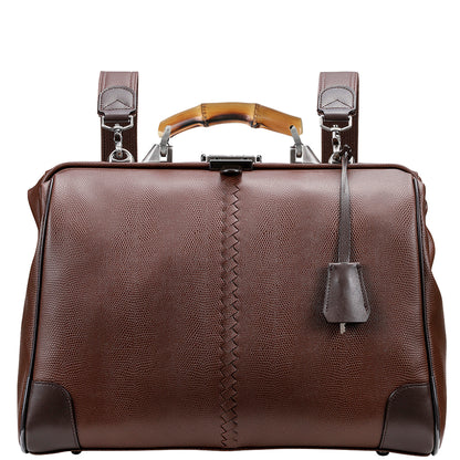 【バンブーハンドルSET】　豊岡鞄認定 ダレスバッグ　豊岡鞄 本革付属 Lサイズ YK2【LIZARD】 (コピー)