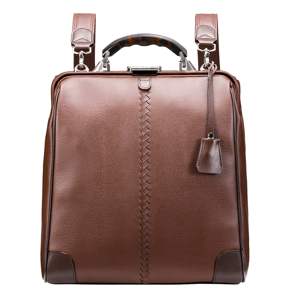 【べっ甲柄アセテートハンドルSET】豊岡鞄認定  ダレスバッグ 豊岡鞄 Mサイズ YK3M【LIZARD】