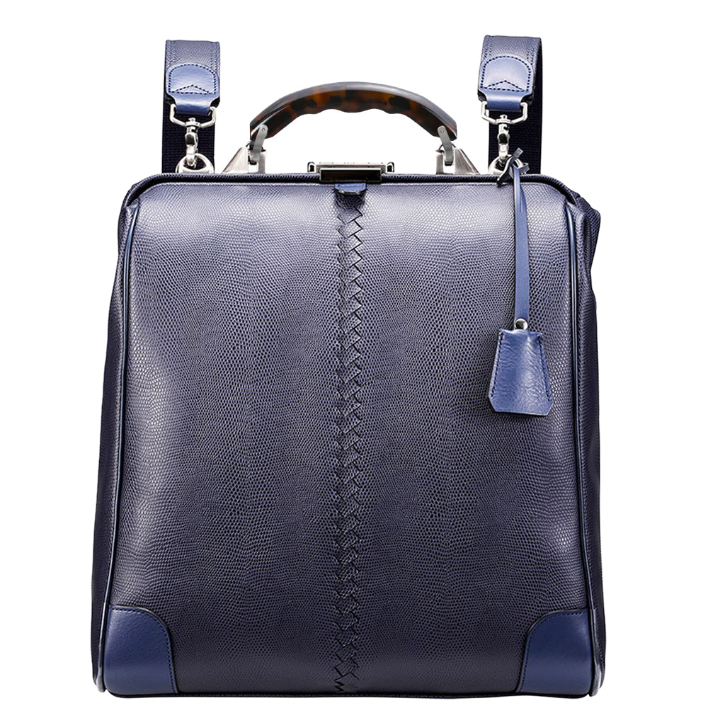 【べっ甲柄アセテートハンドルSET】豊岡鞄認定  ダレスバッグ 豊岡鞄 Mサイズ YK3M【LIZARD】