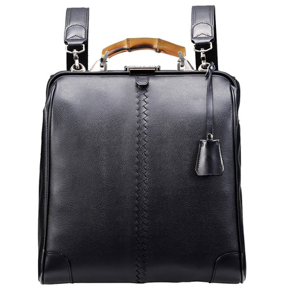 【バンブーハンドルSET】豊岡鞄認定  ダレスバッグ 豊岡鞄 Mサイズ YK3M【LIZARD】