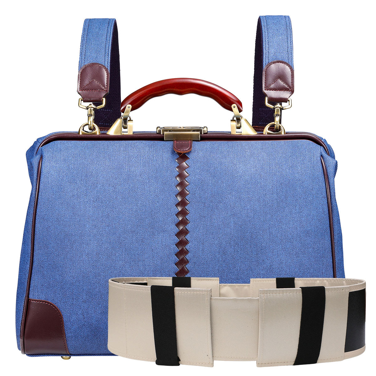 15個限定生産、2026春夏Limitedカラー「鳴門デニム」横型 ダレスバッグ S　YK4