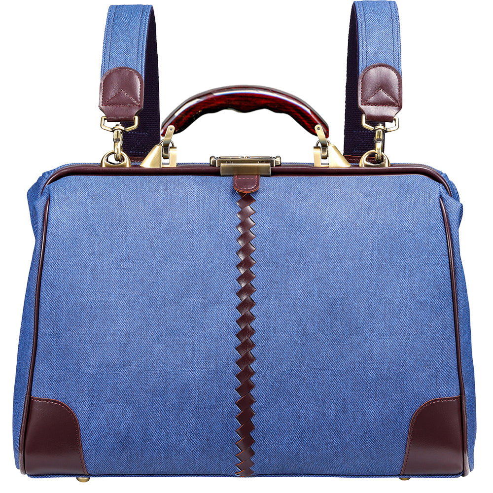 15個限定生産、2026春夏Limitedカラー「鳴門デニム」横型 ダレスバッグ XS　YK59