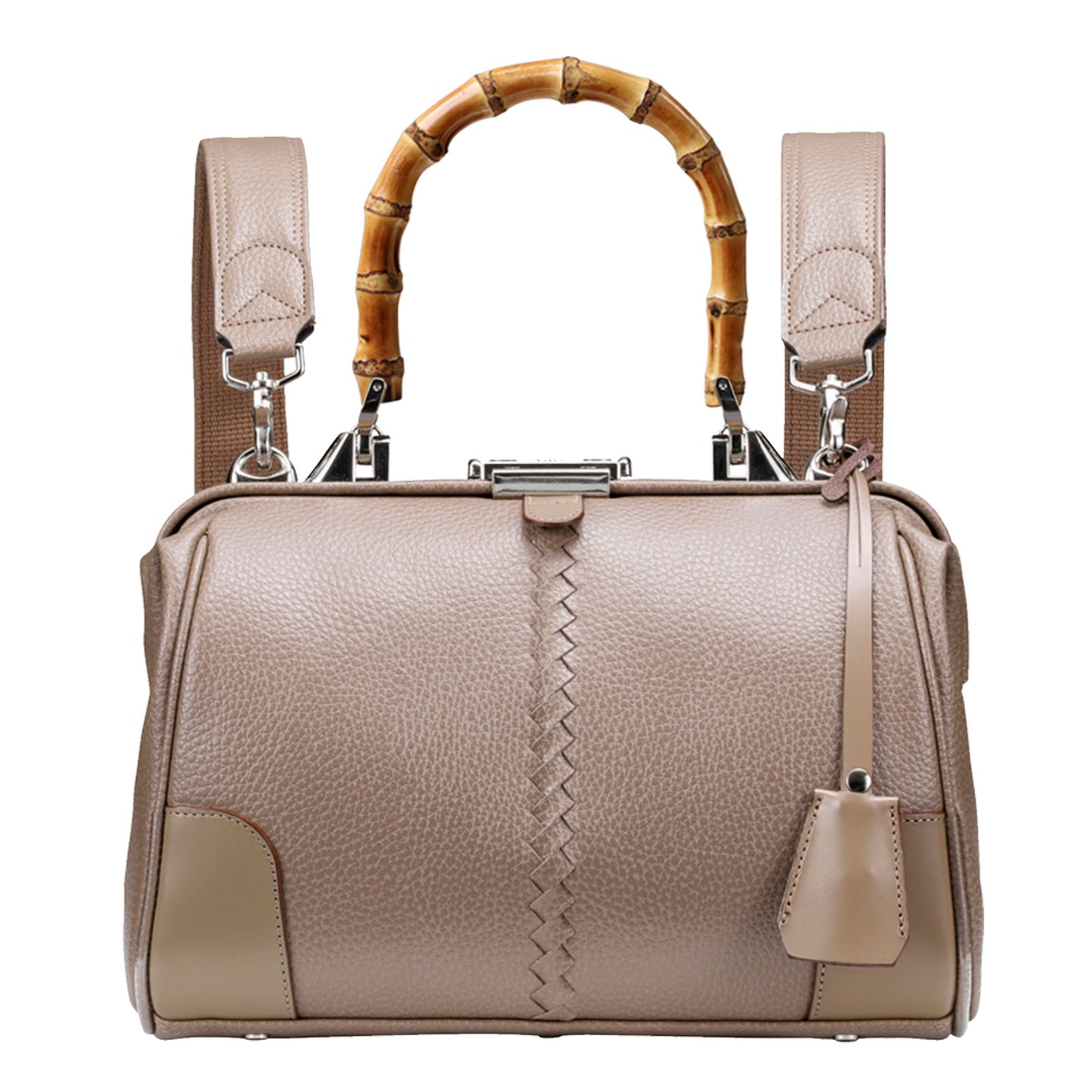 【ロングバンブーハンドルSET】豊岡鞄認定　ダレスバッグ 豊岡鞄 本革付属 XSサイズ YK59E【ELK】