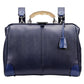 ◆Toyooka Bags Certified [Ryukyu Matsuki Hand SET] Dulles Bag Toyooka Bags M Size YK7 [LIZARD] Navy