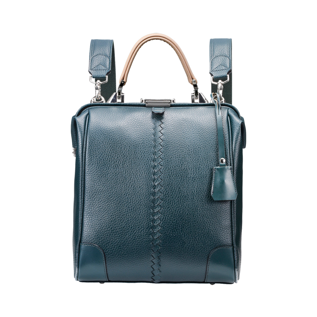 ◆Toyooka Bags Certified Dulles Bag with Genuine Leather Attachment S Size [Nubuck Leather Long Handle Set] YK9 [ELK] Dark Green