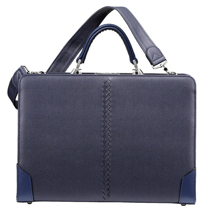 [Long Genuine Leather Handle Set] Toyooka Kaban Certified Wooden Frame Split-Open Doctors Bag Miyake Hatsuji Shoten Lizard YKM7