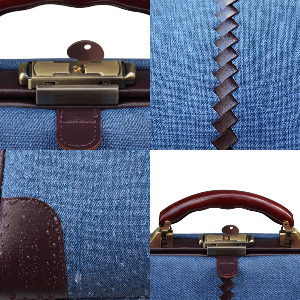 15個限定生産、2026春夏Limitedカラー「鳴門デニム」 縦型ダレスバッグ