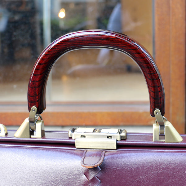 ダレスバッグ ドクターズバッグ リザード レザー 牛革付属 豊岡鞄